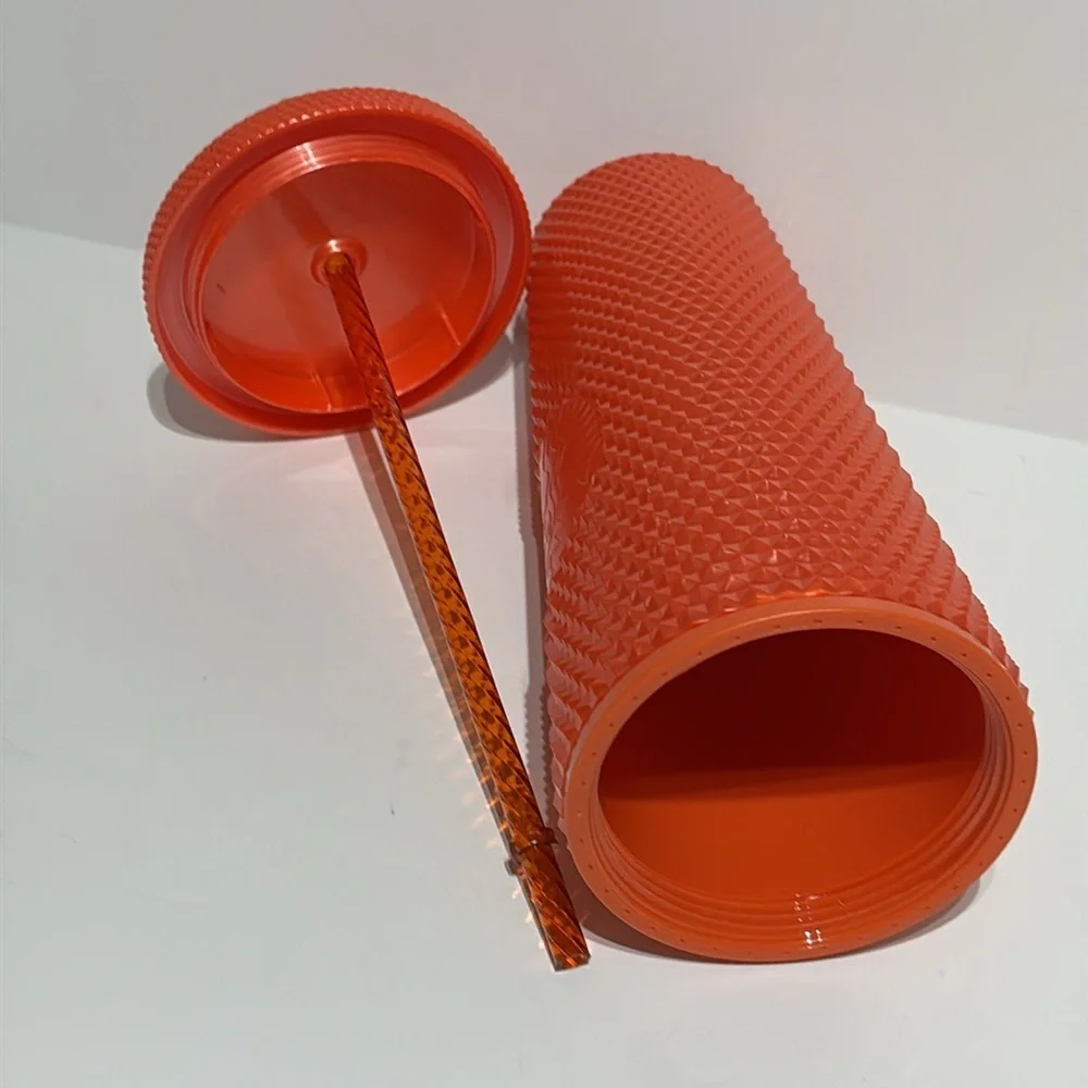 Starbucks 2021 Orange Studded Venti 24 oz. Cold Cup Tumbler
